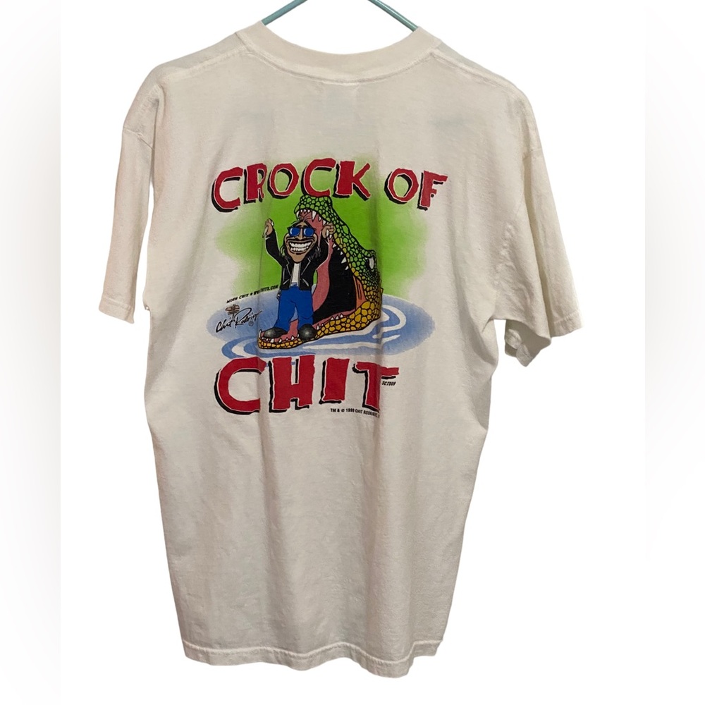 Vintage 1999 Chit Rodriguez Crock Of Chit Graphic Tee